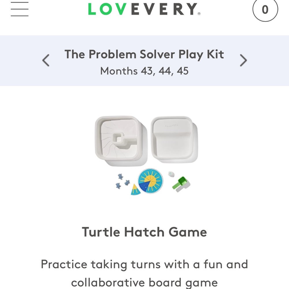 Lovevery Turtle Hatch Game — New in Box!